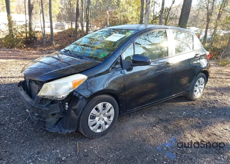 2012 Toyota Yaris Le from USA, damaged, VIN JTDKTUD39CD537409